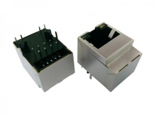  RJ45 single port (1x1) Vertical integrated magnetics connecto